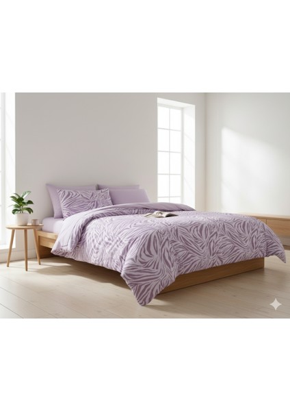 Ranforce Zebra Lila Çift Kişilik Nevresim Takımı fırsatları