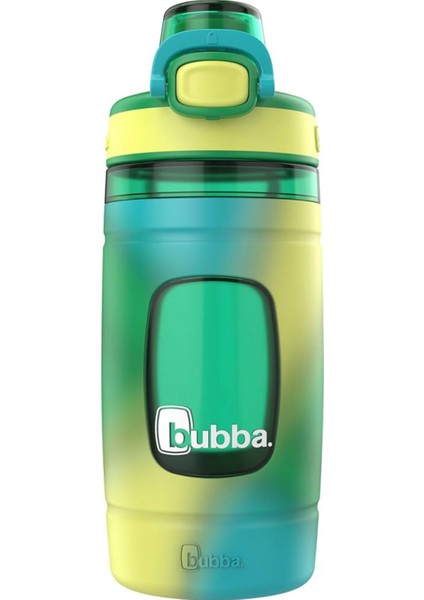 Çocuk Flo Silikon Kılıf & Geniş Ağız, 463 ml Su Şişesi – Çok Renkli