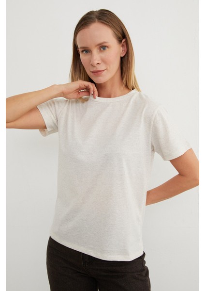 Basic Bisiklet Yaka Tişört