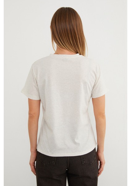 Basic Bisiklet Yaka Tişört