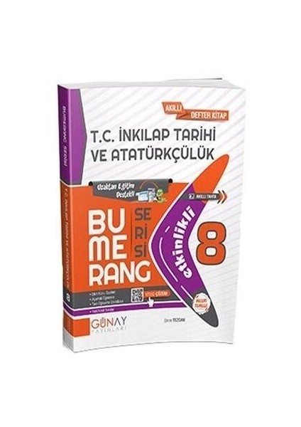 Bumerang T.C. Ink. Tarihi ve Atatürk. Etkinlikli Kitap (2022-2023)