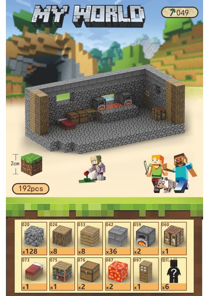 Manyetik Dünyam Küp Paket Yapı Taşları Dıy Manyetik Oyuncaklar Puzzle Çocuk Puzzle Modeli (Yurt Dışından)