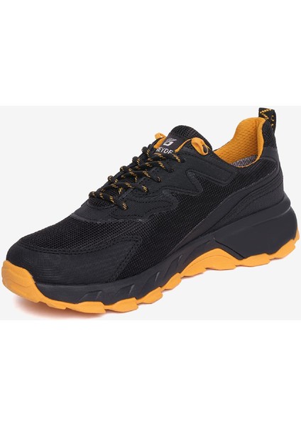 Siyah Sarı Su Geçirmez Ayakkabı 4K1GA16345