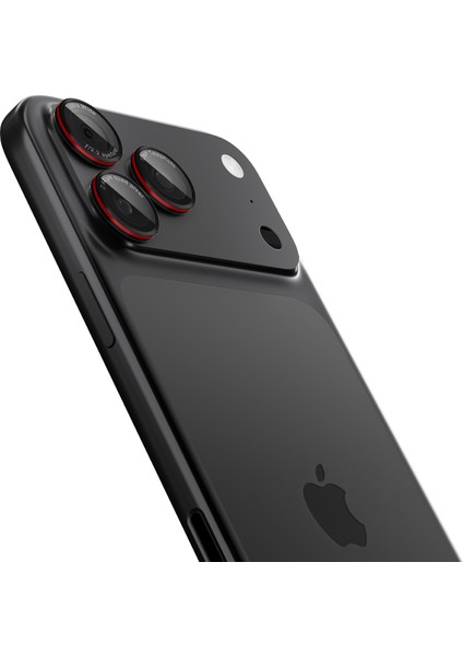 iPhone 17 Pro Max / 17 Pro / 16 Pro Max / 16 Pro / 15 Pro Max / 15 Pro / 14 Pro Max / 14 Pro ile uyumlu Kamera Lens Camı Koruyucu Kolay Kurulum Glas.tR EZ Fit Optik Pro L-Serisi 2 Adet AGL05217