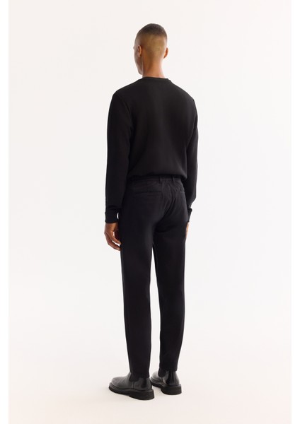 Erkek Siyah Yumuşak Tuşeli Slim Fit Chino Pantolon A52Y3019 fırsatları