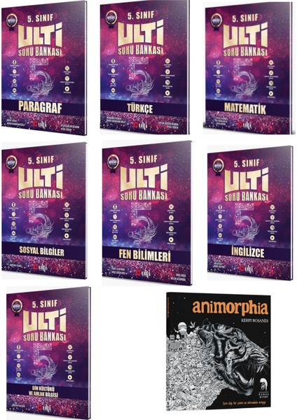 2026 Ulti 5. Sınıf Tüm Dersler Soru Bankası Seti (8 Kitap)