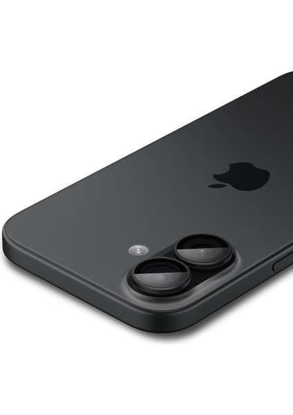 iPhone 17 / 16 Plus / 16 ile uyumlu Kamera Lens Camı Koruyucu Kolay Kurulum Glas.tR EZ Fit Optik Pro (2 Adet) Black - AGL07921