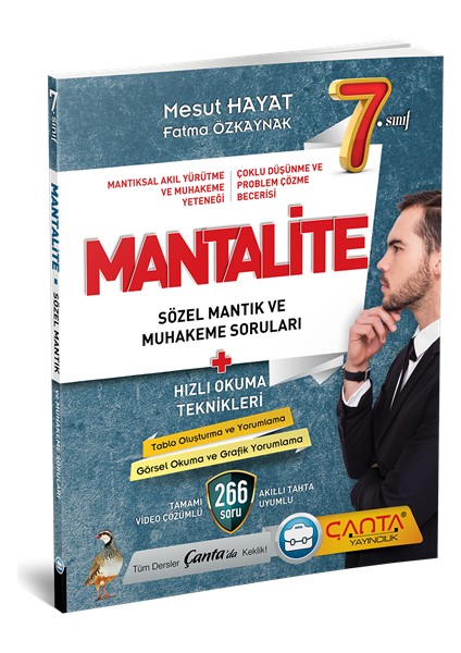 7.Sınıf Mantalite Sözel Mantık Muhakeme Soruları