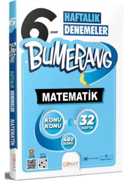Bumerang 6. Sınıf Haftalık Denemeler Matematik (2022-2023)