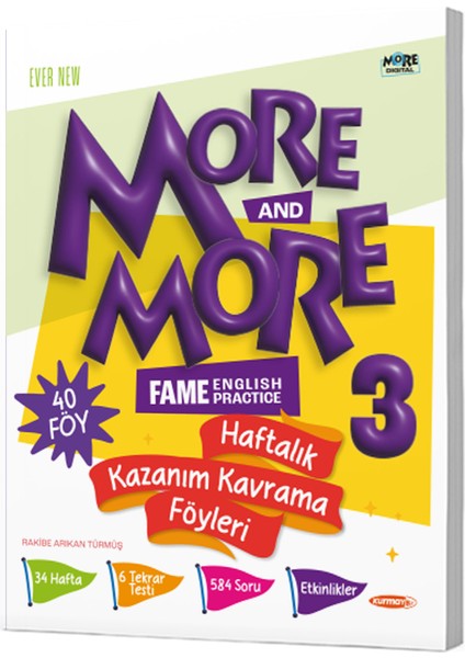 3 Haftalık Kazanım Kavrama Föyleri (44 Föy)