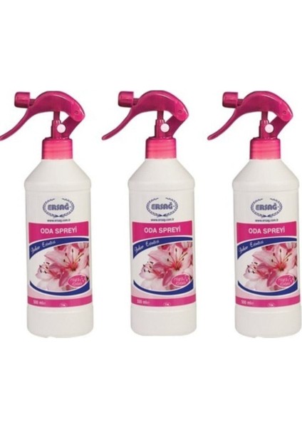 3x Bahar Kokulu Oda Spreyi 500ML