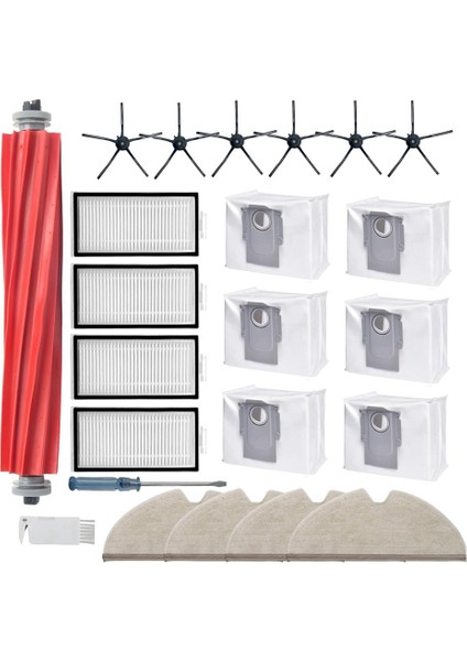 Roborock Q7 / Q7+ / Q7 MAX / Q7 MAX+ Vakum Süpürge Parçaları Seti (Yurt Dışından)