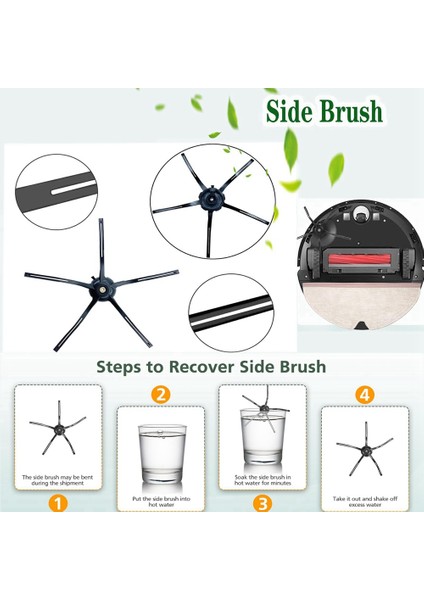 Roborock Q7 / Q7+ / Q7 MAX / Q7 MAX+ Vakum Süpürge Parçaları Seti (Yurt Dışından) fırsatları