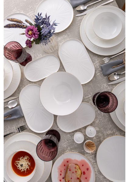 Sirius Gold Fine Bone 59 Parça 12 Kişilik Yemek Takımı indirimleri