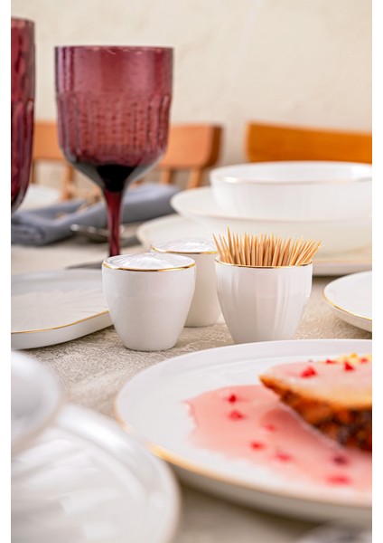 Sirius Gold Fine Bone 59 Parça 12 Kişilik Yemek Takımı