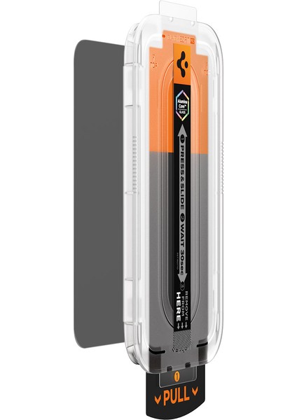 iPhone 17 Pro Max / 16 Pro Max ile uyumlu Hayalet Cam Ekran Koruyucu AluminaCore™ iyonlaştırılmış Güçlendirilmiş Cam Teknolojisi Anti-Dust Kolay Kurulum Glas.tR EZ Fit Pro HD Privacy - AGL10096 fiyatları