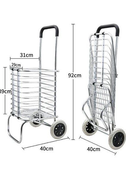 Katlanabilir Taşınabilir Alışveriş ve Taşıma Arabası fırsatları
