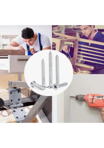 4X20 mm Ahşap Sunta Vidası (1000 Adet) fırsatları