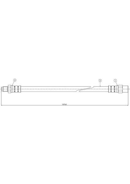 C900212A - Fren Hortumu Arka Mercedes Vıto W638 96 03