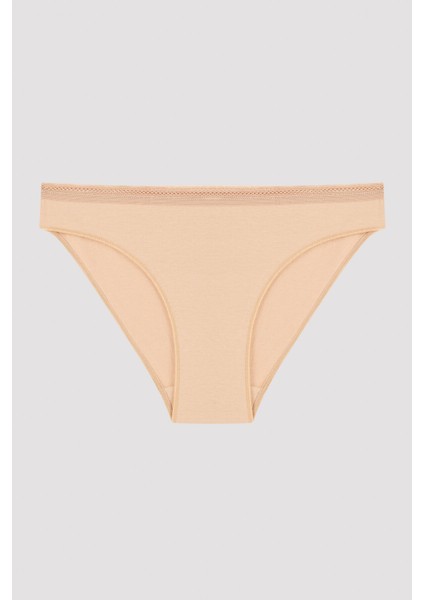 Bej Easy Pamuklu Trim Slip Külot indirimleri