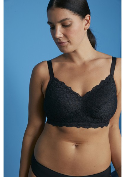 #hiççamaşırı Siyah Balensiz Lily Toparlayıcı Sütyen modelleri