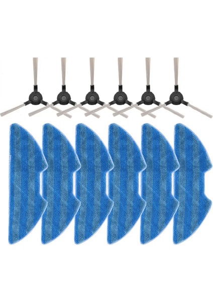 Sysperl X60 Yan Fırça Paspas Bezleri Rag Robot Elektrikli Süpürge Yedek Aksesuarlar Yedek Parça (Yurt Dışından)