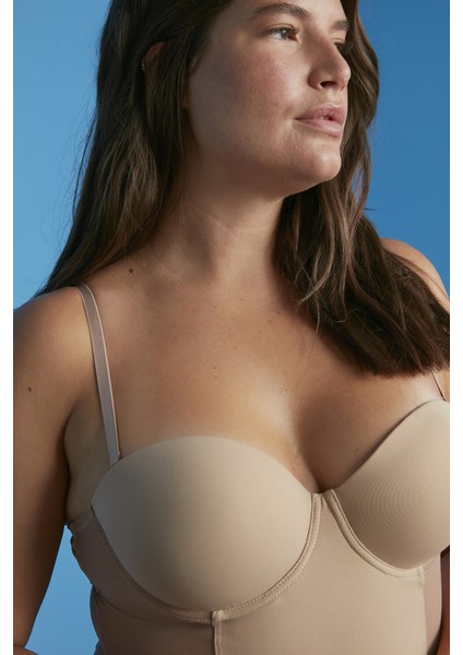 Bej Premium Bodysuit Korse fiyatları