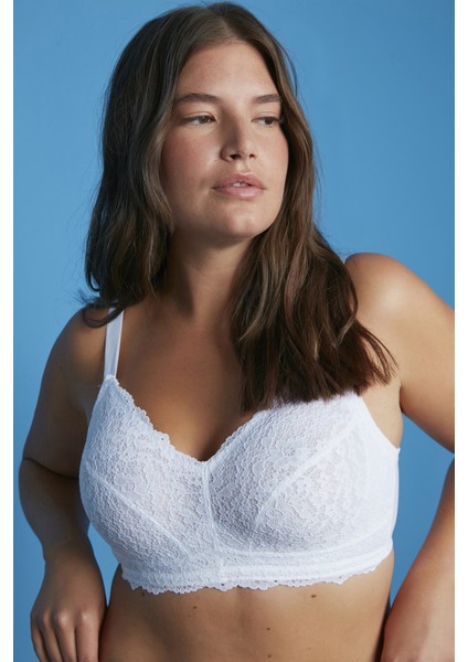 #hiççamaşırı Beyaz Balensiz Lily Form Toparlayıcı Sütyen