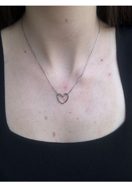 Aşk Düğümü Silver Kolye