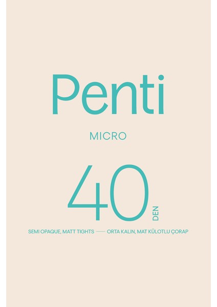 Pretty Micro 40 Külotlu Çorap