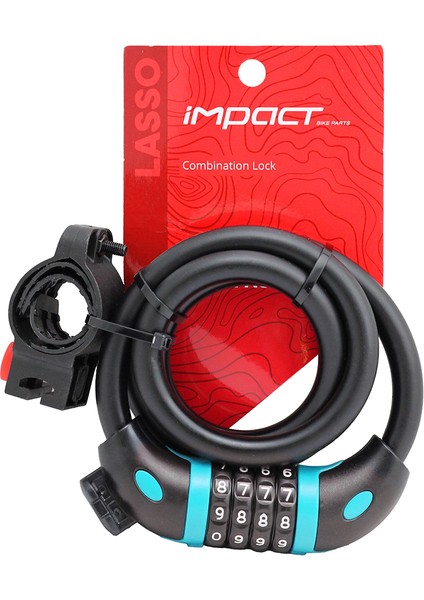 Bisiklet Kiliti - Lasso, 12X1000, Şifreli, Braketli