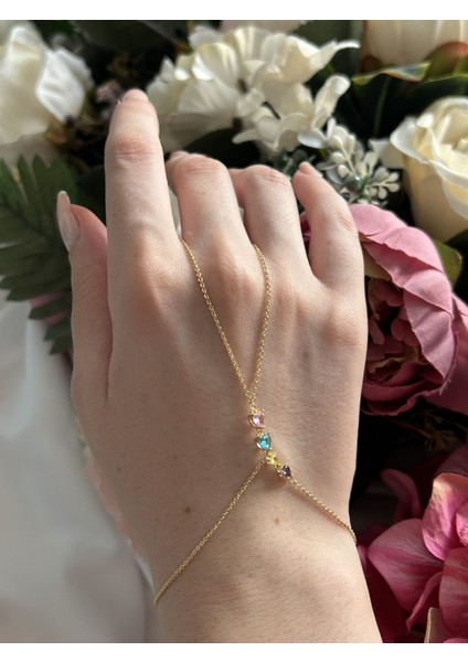 Renkli Kalp Detaylı Şahmeran