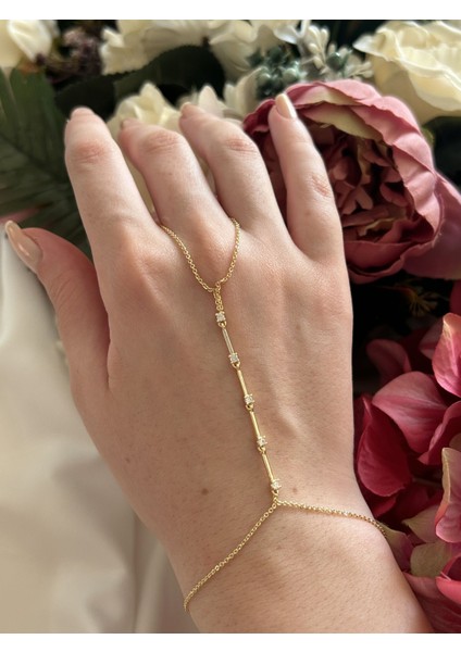 Taş Detaylı Baklalı Şahmeran