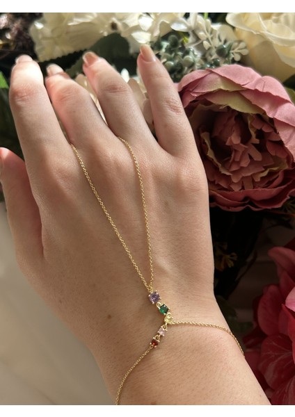 Renkli Zirkon Detay Şahmeran