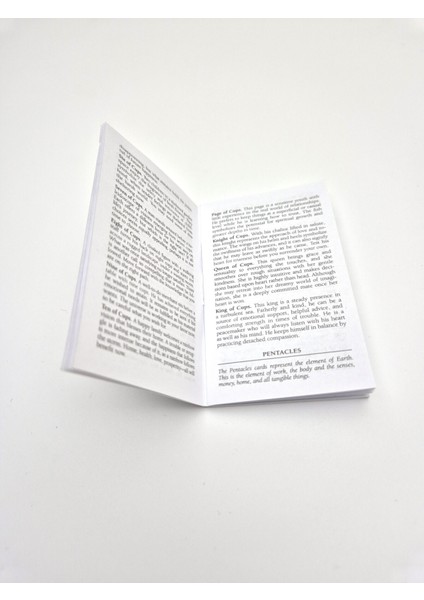 Golden Art Nouveau Mini Tarot Destesi 78 Kart 9x5,5 cm Koleksiyonluk Özel Set