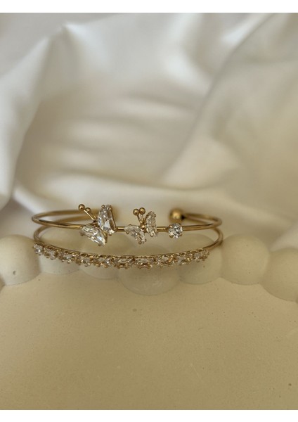 Gold Kelebekli Ayarlanabilir Bileklik fiyatları