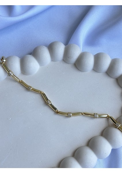 Taş Detay Gold Bakla Bileklik fiyatları