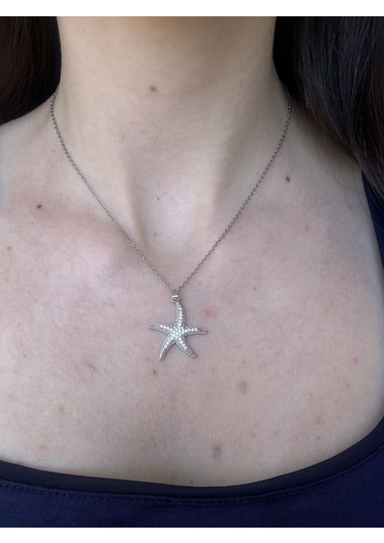 Deniz Yıldızı Silver Kolye