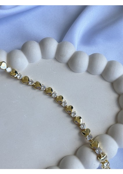 Zirkon Detaylı Kalp Bileklik fiyatları