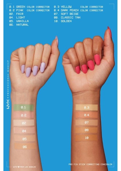 Pro Fix Stick Yeşil Ton Renk Eşitleyici Kapatıcı 0.1 g Kremsi Uzun Süre Kalıcı