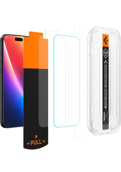 iPhone 17 Pro Max / 16 Pro Max ile uyumlu Cam Ekran Koruyucu AluminaCore™ iyonlaştırılmış Güçlendirilmiş Cam Teknolojisi Anti-Dust Uygulama Kolay Kurulum Glas.tR EZ Fit Pro HD - AGL10095 fırsatları