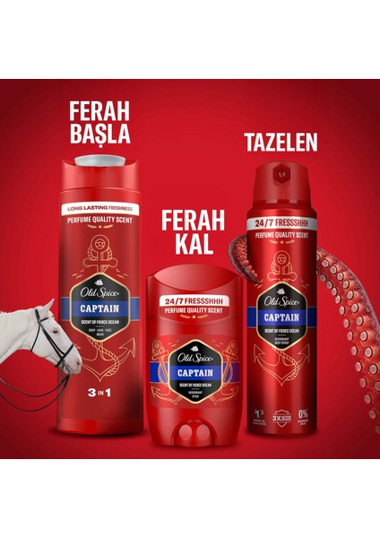Captain Erkek Deodorant Stick 50 ml
