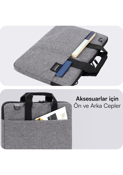 MCC-704 15.6" City Fit Notebook Çantası Gri