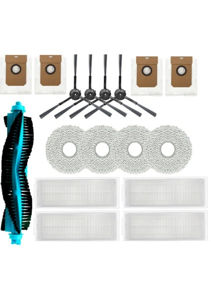 Cecotec Conga 11090 Spin Revolution Robot Süpürge Ana Yan Fırça Filtre Paspas Toz Torbası Için Yedek Parçalar (Yurt Dışından)