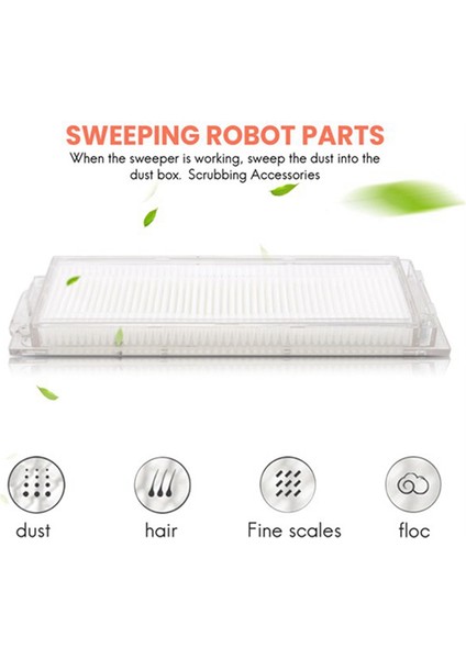 Cecotec Conga 11090 Spin Revolution Robot Süpürge Ana Yan Fırça Filtre Paspas Toz Torbası Için Yedek Parçalar (Yurt Dışından) fırsatları