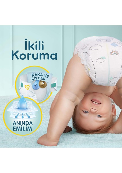 Bebek Bezi Premium Care 6 Numara 93 Adet Aylık Fırsat Paketi indirimleri