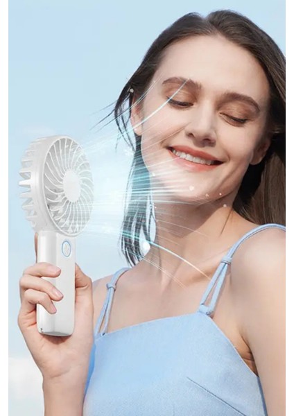 3 Hız Kademeli Şarjlı Sessiz El Vantilatörü Telefon Tutucu Özellikli El Masa Fanı fırsatları