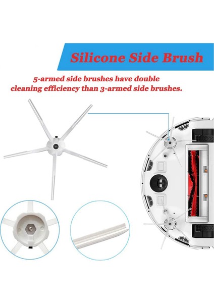 Xiaomi Roborock Robot Süpürge S5 Max S6 Max S6 Pure S6 Maxv S50 S51 S55 S60 S65 S5 S6 Aksesuarları, Yedek Parçalar (Yurt Dışından) indirimleri