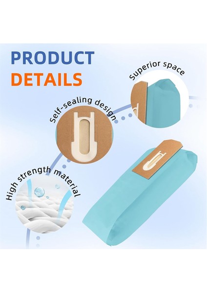 Oreck Xl XL2000 XL8000 XL9000 ve Ticari Seriler Için 9'lu Paket PK80009 Yedek Vakumlu Süpürge Torbası (Yurt Dışından) indirimleri
