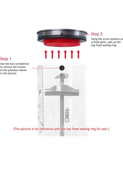 Dyson V11/SV14/SV15 Elektrikli Süpürge Toz Haznesi Için Üst Sabit Sızdırmazlık Halkası Tornavida Ile Üst Sabit Sızdırmazlık Halkası (Yurt Dışından) fırsatları
